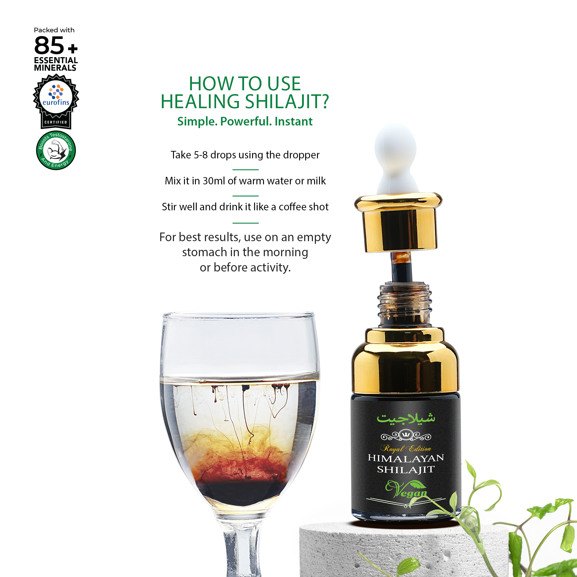 Shilajit Drops - 30ml | 60 Servings | Natural Dietary Supplement