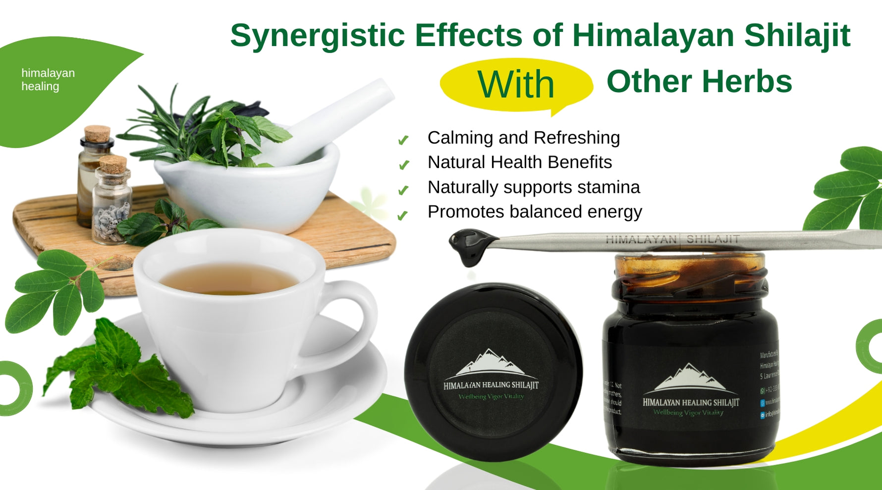 Synergistic Effects of Himalayan Shilajit with Other Herbs