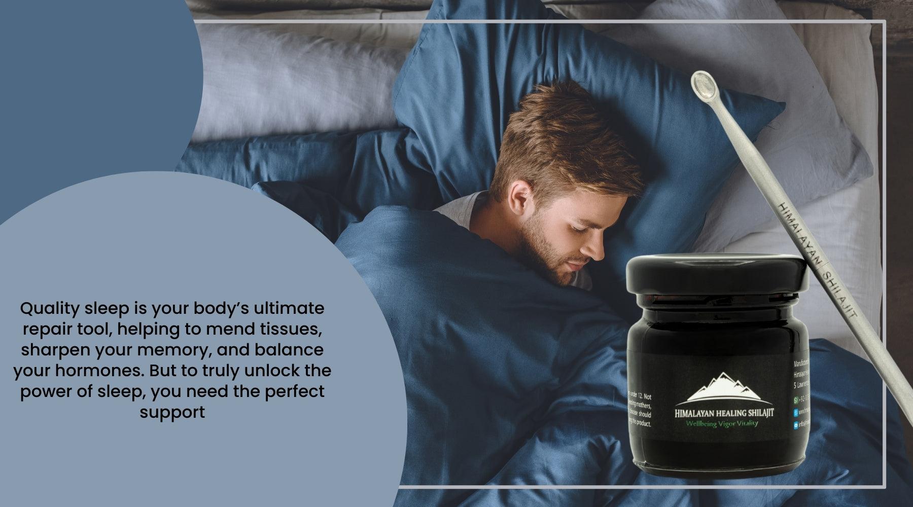 The Sleep-Stress Connection: How Shilajit Improves Sleep Quality for Better Stress Management