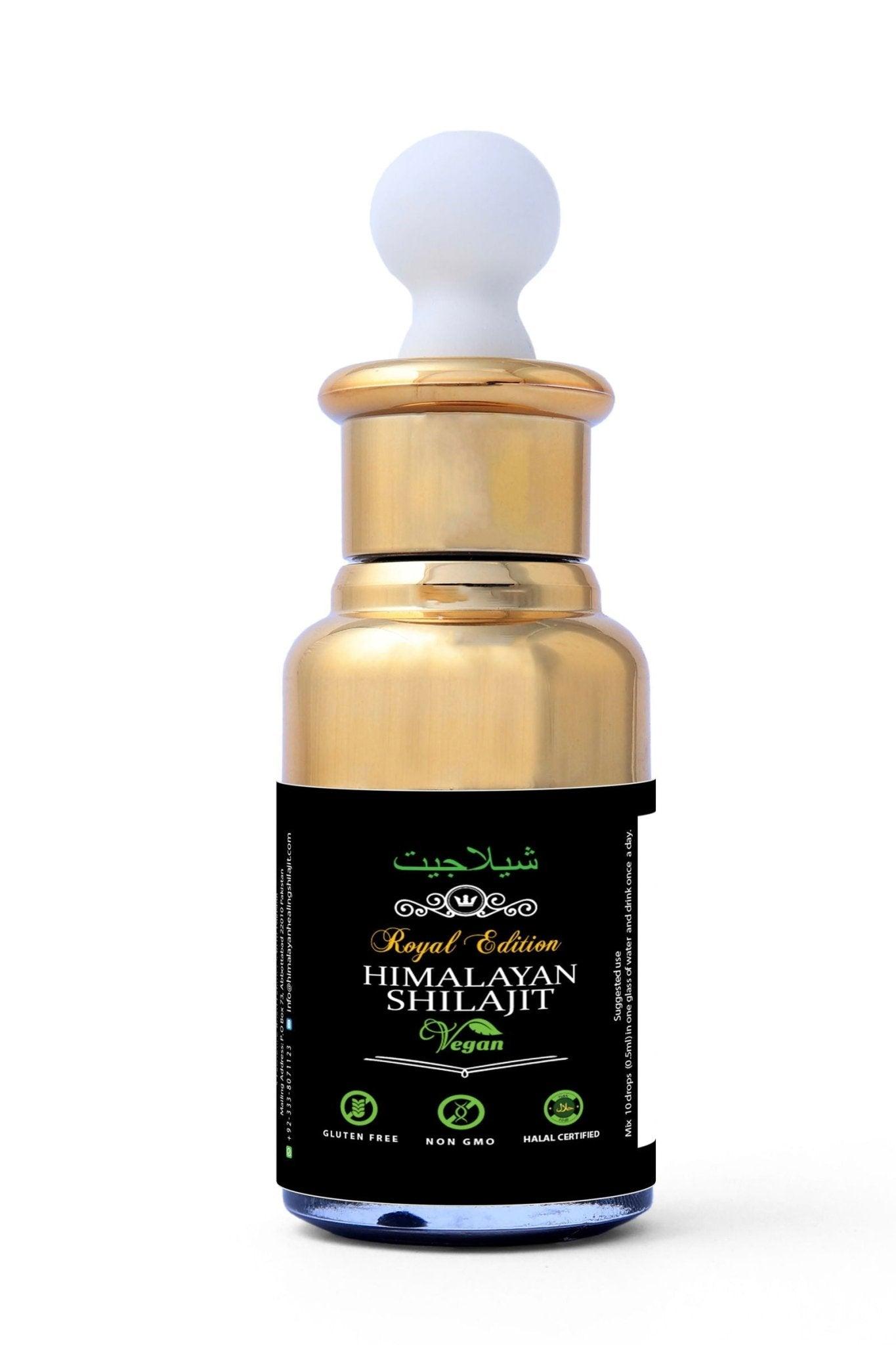 Pure Himalayan Shilajit Drops | Gold Grade Quality - 30ml - Himalayan Healing Shilajit