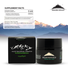 Himalayan Shilajit Resin – 15 g Jar, wholesale pack
