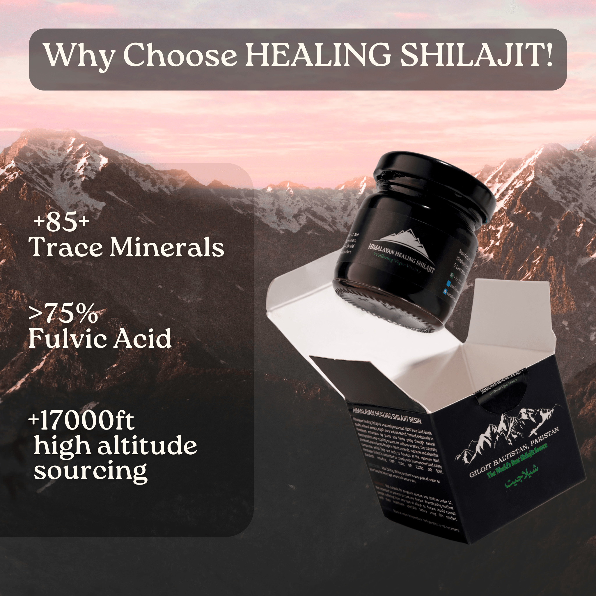 Pure Himalayan Shilajit | Gold Grade Quality - 3 X 50Gram - Himalayan Healing Shilajit