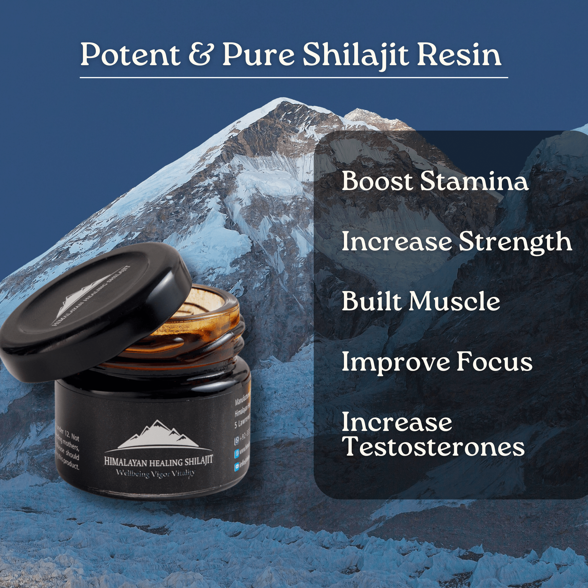 Pure Himalayan Shilajit | Gold Grade Quality - 30G - Himalayan Healing Shilajit