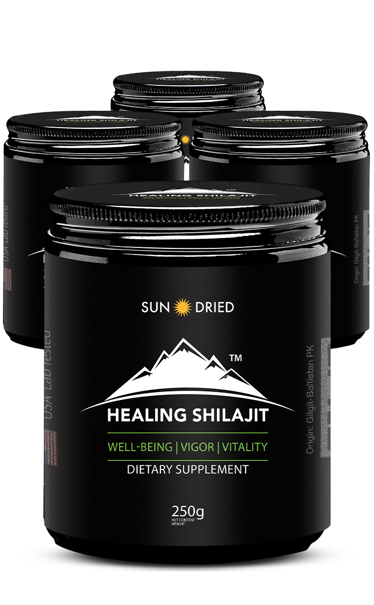 Shilajit Resin - 1000g (250g x 4) | 2000 servings | Natural Dietary Supplement