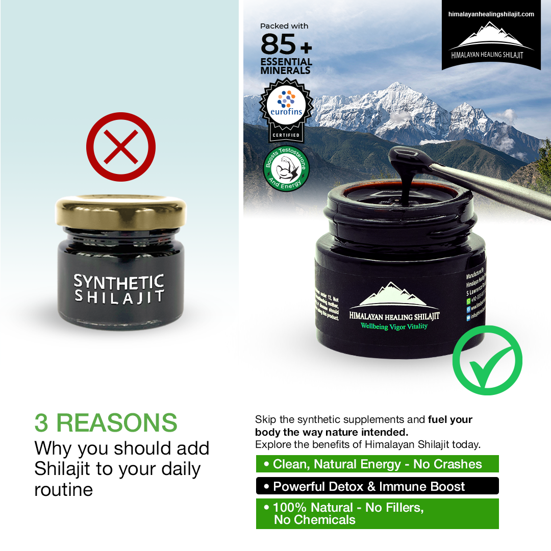 15Gram x 2 (60 Servings) Pure Himalayan Shilajit | Gold Grade Quality