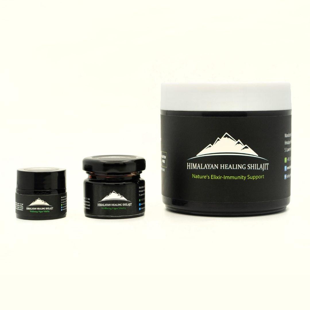 Pure Himalayan Shilajit | Gold Grade Quality - All Variants - Himalayan Healing Shilajit