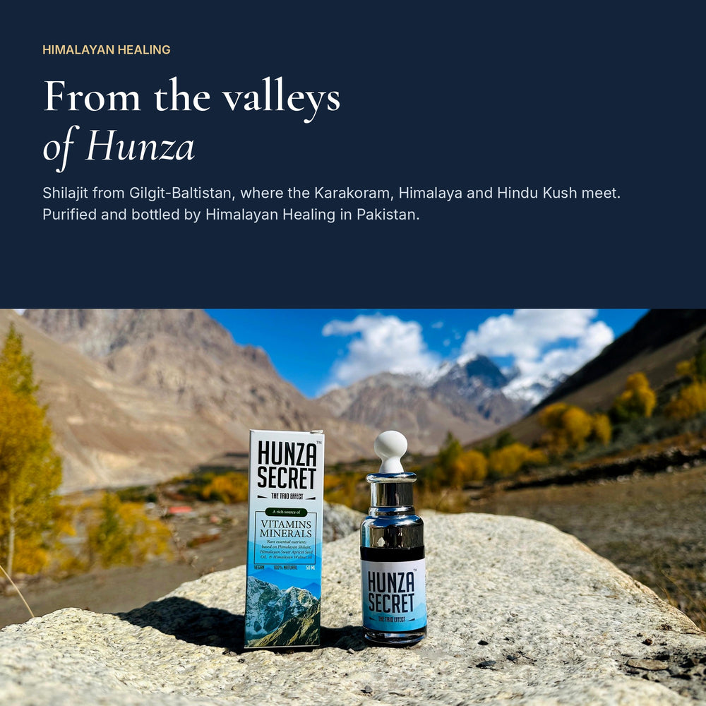 Hunza Secret box and bottle in Gilgit-Baltistan, where the Karakoram, Himalaya and Hindu Kush meet